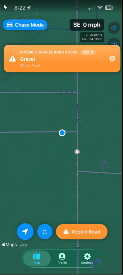 RoadWatch Still There Alert - Confirm road conditions